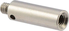 Renishaw - M4 Female and Male Connection, 0.2756 Inch Stem Diameter, Stainless Steel, CMM Stylus Extension - 0.7874 Inch Overall Length, For Use with M4 Threaded Stylus Range - All Tool & Supply