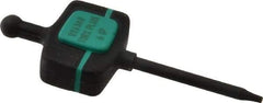 Wera - IP6 Torx Plus Key - Flag-Style, Alloy Steel, 1-19/64" Length Under Head, 62mm OAL - All Tool & Supply