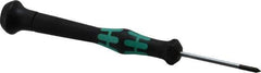 Wera - #00, 5-3/8" OAL, Standard Phillips Screwdriver - 1-9/16" Blade Length, Round Shank, Ergonomic Handle - All Tool & Supply