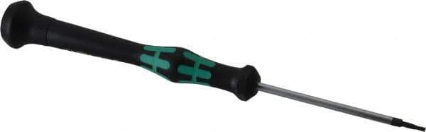 Wera - 1.5mm Precision Miniature Hex Driver - 2-3/8" Bade Length, Ergonomic with Spinning Cap Handle, 2-3/8" OAL - All Tool & Supply