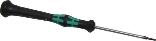 Wera - 1/16" Precision Miniature Hex Driver - 2-3/8" Bade Length, Ergonomic with Spinning Cap Handle, 2-3/8" OAL - All Tool & Supply