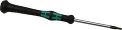 Wera - 3/32" Precision Miniature Hex Driver - 2-3/8" Bade Length, Ergonomic with Spinning Cap Handle, 2-3/8" OAL - All Tool & Supply