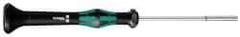 Wera - 9/64" Solid Shaft Precision Nutdriver - Ergonomic Handle, 6-1/4" OAL - All Tool & Supply