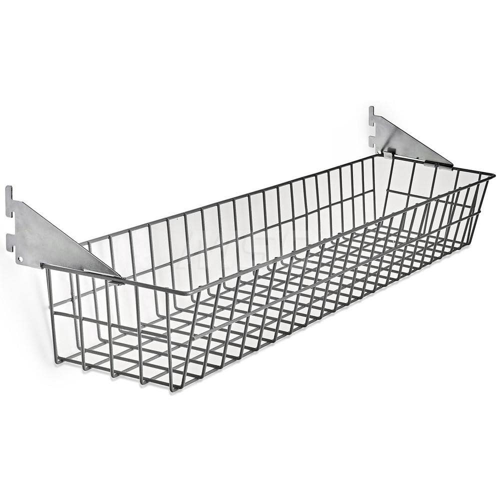 Wire Basket: Use With Hang Rail Spacing of 30.375 in 75 lb Capacity