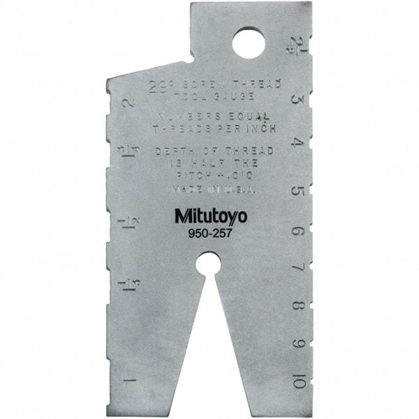 Mitutoyo - Screw Checkers Thread Type: Acme Minimum Threads per Inch: 1 - All Tool & Supply