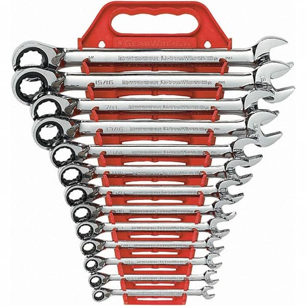 GearWrench - Wrench Sets Tool Type: Combination Wrench System of Measurement: Inch - All Tool & Supply