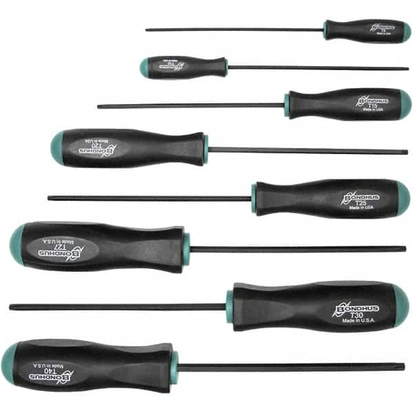 Bondhus - Screwdriver Sets Screwdriver Types Included: Torx Number of Pieces: 8 - All Tool & Supply