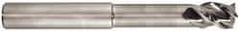 Niagara Cutter - 3/4", 3 Flute, Single End, Solid Carbide, 0.06" Corner Radius End Mill - 6" OAL, 45° Helix, Right Hand Flute, 1" LOC, Right Hand Cut, 3-1/2" Extended Reach - All Tool & Supply