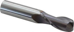 Niagara Cutter - 3/4", 2 Flute, Single End, Solid Carbide, 0.19" Corner Radius End Mill - 4" OAL, 30° Helix, Right Hand Flute, 1-1/2" LOC, Right Hand Cut - All Tool & Supply