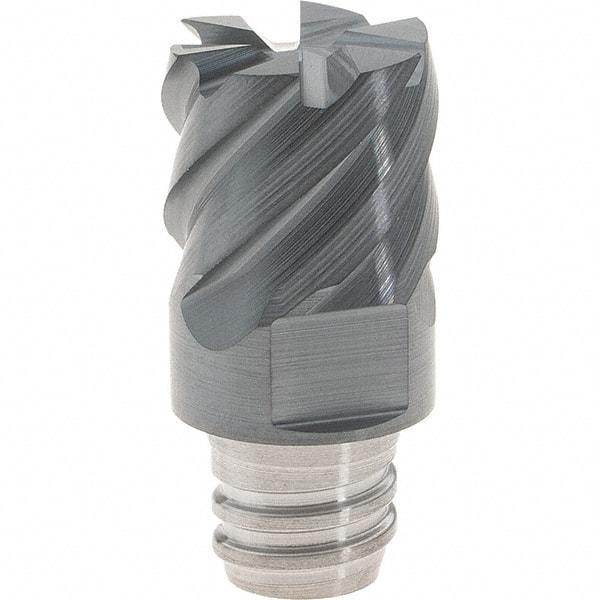 Iscar - MM EC Grade IC903 Carbide End Milling Tip Insert - AlTiN Finish, 6 Flutes, 12mm Cutting Diam, 9mm Depth of Cut, 16.5mm Extension, 50° Helix - All Tool & Supply