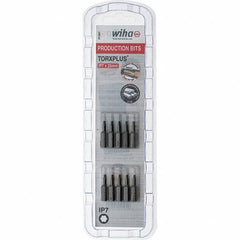 Wiha - 1/4" Drive IP7 Torx Plus Screwdriver Bit - 1" OAL, Insert Bit - All Tool & Supply