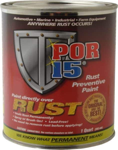 POR-15 - 1 Quart, Clear, Rust Preventative Paint - Comes in Can - All Tool & Supply