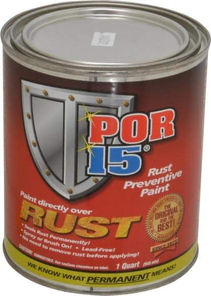 POR-15 - 1 Quart, Semi Gloss Black, Rust Preventative Paint - Comes in Can - All Tool & Supply