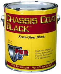 POR-15 - Semigloss Black Automotive Topcoat - 1 Gal Can with Handle - All Tool & Supply