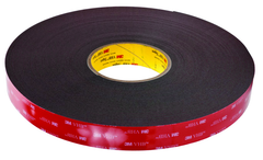 List 5952 1" x 36 yds VHB Acrylic Foam Tape - Black - All Tool & Supply