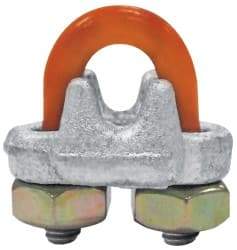 CM - 3/8" Wire Rope U-Bolt Clip - 7/16-14, 1" Between Centers, Galvanized - All Tool & Supply