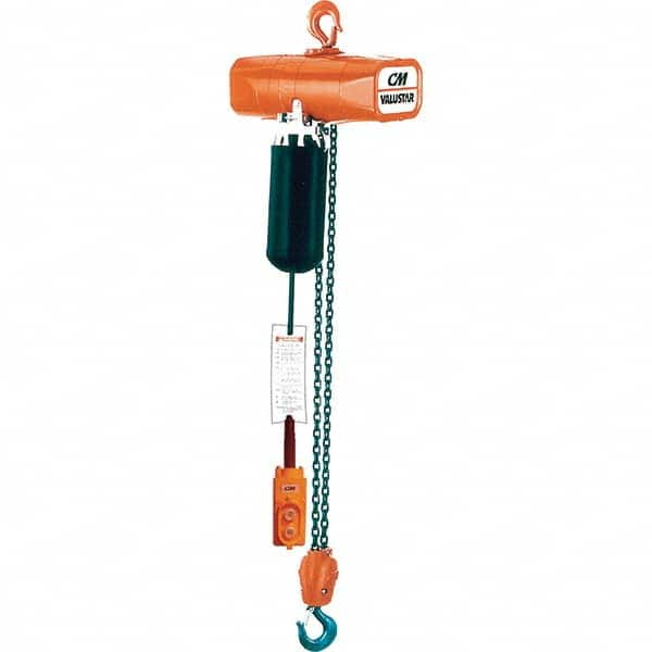 CM - 1/2 Ton Capacity 16 FPM Lift Speed 230V Electric Chain Hoist - All Tool & Supply