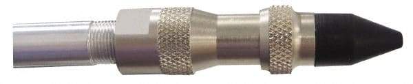 Coilhose Pneumatics - 125 Max psi Rubber Push Button Blow Gun - 1/4 NPT, 15" Tube Length, Nickel Plated Brass - All Tool & Supply