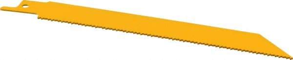 DeWALT - 6" Long, Bi-Metal Reciprocating Saw Blade - Straight Profile, 14 TPI, Toothed Edge, Universal Shank - All Tool & Supply