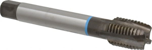 Spiral Point Tap: M30 x 3.5, Metric Coarse, 4 Flutes, Plug, 6H, Cobalt, Nitride Finish 40 mm Thread Length, Right Hand, Series Rekord B-VA