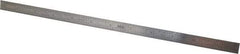 SPI - 12" Long, 1/64, 1/50, 1/32, 1/10" Graduation, Flexible Stainless Steel Rule - 3R Graduation Style, 1/2" Wide, Silver, Polished Finish - All Tool & Supply