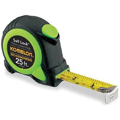 Komelon - 25' x 1" Yellow Blade Tape Measure - All Tool & Supply