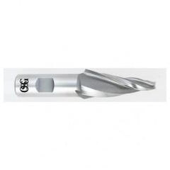 1/2 x 5/8 x 1-1/4 x 3-3/8 3 Fl HSS-CO Tapered Center Cutting End Mill -  Bright - All Tool & Supply