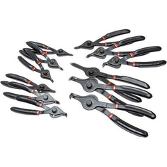 KD TOOLS - 12 Piece, Retaining Ring Pliers Set - Comes in Plastic Case - All Tool & Supply