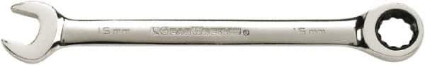 GearWrench - 22mm 12 Point Combination Wrench - Chrome Vanadium Steel, Full Polish Finish - All Tool & Supply