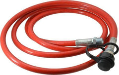 Value Collection - 1/4" Inside Diam x 3/8 NPT 10' Hydraulic Pump Hose - 10,000 psi, 59755199 Opposite End, Thermoplastic - All Tool & Supply