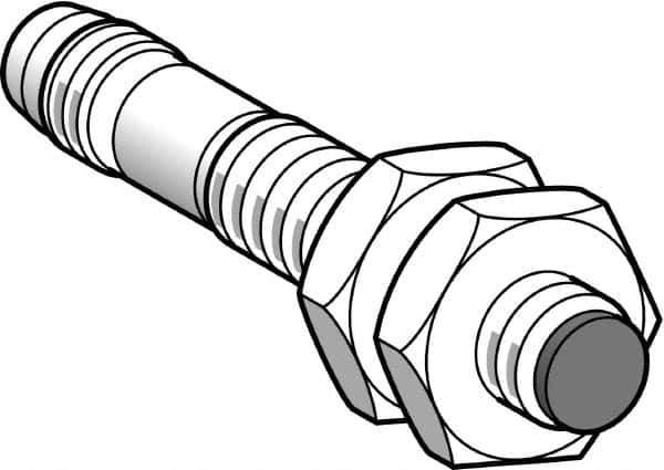 Telemecanique Sensors - PNP, NC, 2.5mm Detection, Cylinder, Inductive Proximity Sensor - 3 Wires, IP65, IP67, 12 to 24 VDC, M8x1 Thread, 42mm Long - All Tool & Supply