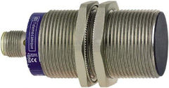 Telemecanique Sensors - NPN, 10mm Detection, Cylinder Shielded, Inductive Proximity Sensor - 3 Wires, IP67, IP69K, 12 to 24 VDC, M30x1.5 Thread, 55mm Long x 1.18 Inch Wide - All Tool & Supply