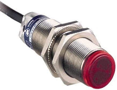 Telemecanique Sensors - Cable Connector, 15m Nominal Distance, Shock and Vibration Resistant, Through Beam Photoelectric Sensor - 12 to 24 VDC, 500 Hz, Nickel Plated Brass, 1.81 Inch Long x 0.71 Inch Wide - All Tool & Supply