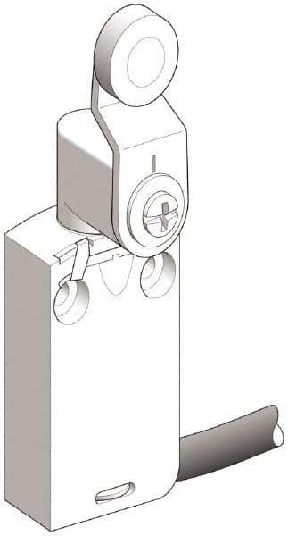 Telemecanique Sensors - DPDT, NC/NO, 240 VAC, 250 VDC, Removable Cable Terminal, Roller Lever Actuator, General Purpose Limit Switch - 1, 2, 6, 12, 13, 4X, 6P NEMA Rating, IP66, IP67, IP68 IPR Rating - All Tool & Supply