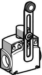 Telemecanique Sensors - SPDT, NC/NO, 240 VAC, 250 VDC, Screw Terminal, Roller Lever Actuator, General Purpose Limit Switch - 1, 2, 4, 6, 12, 13 NEMA Rating, IP66, IP67 IPR Rating - All Tool & Supply