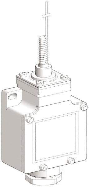 Telemecanique Sensors - DP, NC/NO, 240 VAC, Screw Terminal, Cat Whisker Actuator, General Purpose Limit Switch - IP66 IPR Rating - All Tool & Supply