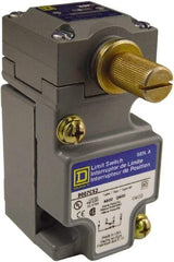 Square D - SPDT, NC/NO, Multiple VAC Levels, Screw Terminal, Rotary Head Actuator, General Purpose Limit Switch - 1, 2, 4, 6, 12, 13, 6P NEMA Rating, IP66 IPR Rating - All Tool & Supply