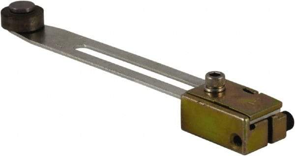 Square D - 0.88 Inch Long, 0.63 Inch Diameter, Cast Zinc Body, Limit Switch Adjustable Roller Lever - Steel Roller, For Use with Limit Switches - All Tool & Supply