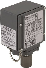 Square D - 4, 13 and 4X NEMA Rated, SPDT-DB, 90 to 2,900 psig, Electromechanical Pressure and Level Switch - Exact Industrial Supply