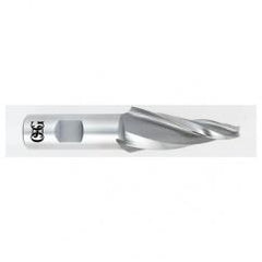 1/4 x 5/8 x 1-1/4 x 3-3/8 3 Fl HSS-CO Tapered Center Cutting End Mill -  Bright - All Tool & Supply