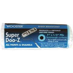 Wooster Brush - 1/2" Nap, 7" Wide Paint Roller Cover - Semi-Rough Texture, Woven - All Tool & Supply