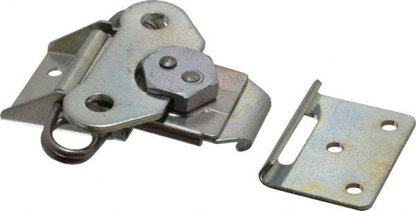 Value Collection - 4.68" Long x 3-1/4" Wide x 0.72" High, Standard Base Wing Turn Latch - Steel, with Zinc Finish - All Tool & Supply