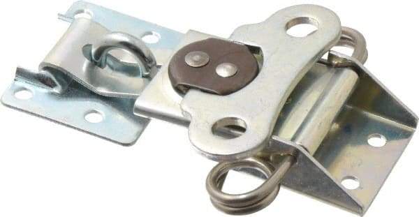 Value Collection - 4.49" Long x 3-1/4" Wide x 0.72" High, Padlockable Latch Wing Turn Latch - Steel, with Zinc Finish - All Tool & Supply