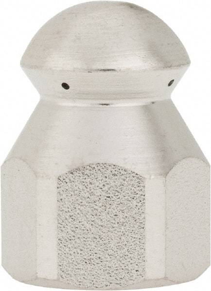 Value Collection - 4,200 psi Fixed, Sewer Pressure Washer Nozzle - 6mm Orifice Diam, 1/4" Thread - All Tool & Supply