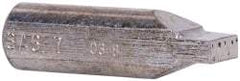 Norton - 3A-F, 7/16" Shank Diam Multi-Point Diamond Dresser - 3/8" Long x 1/4" Thick Head - All Tool & Supply