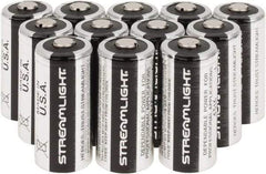 Streamlight - Size 123A, Lithium, 12 Pack, Standard Battery - 3 Volts - All Tool & Supply