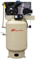 Ingersoll-Rand - 10 hp, 120 Gal Stationary Electric Vertical Air Compressor - Three Phase, 175 Max psi, 35 CFM, 230 Volt - All Tool & Supply