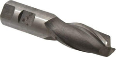 Hertel - 25mm, 2" LOC, 1" Shank Diam, 4-1/2" OAL, 2 Flute, Cobalt Square End Mill - Single End, Uncoated, Centercutting, Right Hand Cut - All Tool & Supply