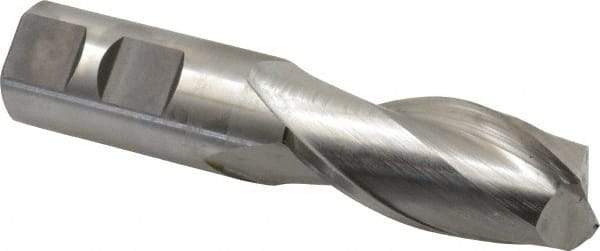 Hertel - 23mm, 1-7/8" LOC, 7/8" Shank Diam, 4-1/8" OAL, 2 Flute, Cobalt Square End Mill - Single End, Uncoated, Centercutting, Right Hand Cut - All Tool & Supply