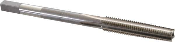 Hertel - 5/8-11 UNC, 4 Flutes, Bright Finish, High Speed Steel, Nut Tap - 8" Overall Length, 3" Thread Length - Exact Industrial Supply